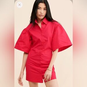 Saressa Mini Dress in Red